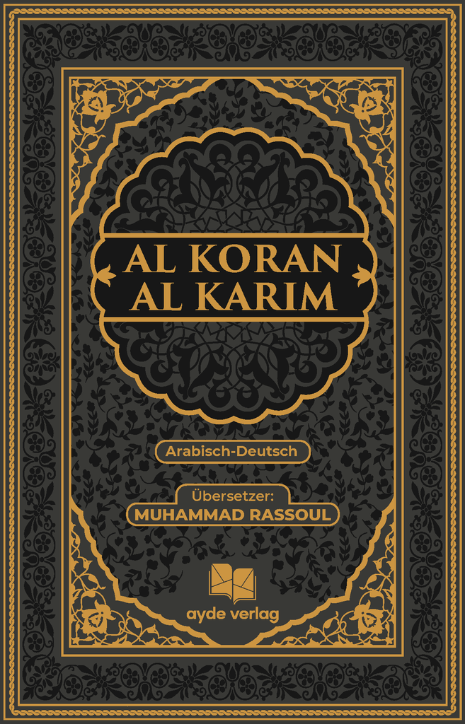 Al Koran Al Karim (schwarz-gold)