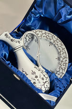 Handcrafted Porcelain Decorative Decanter (Silver) 13