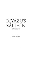 Riyâzus-Sâlihin | İmam Nevevi